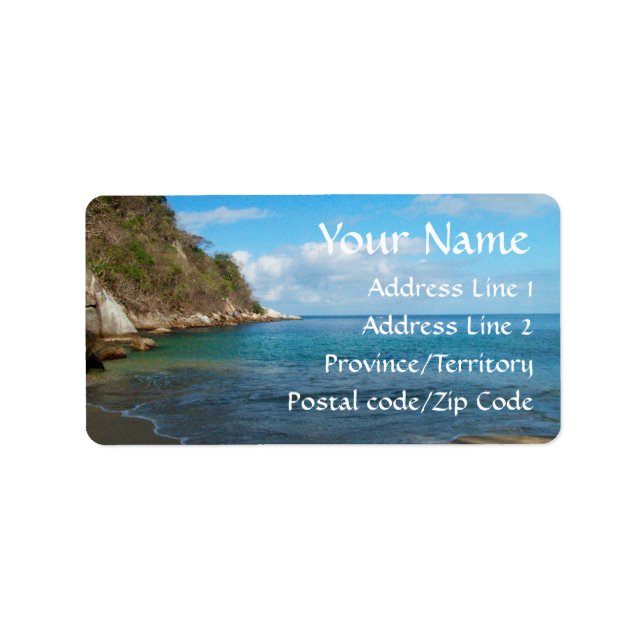 Etiqueta Shady Beach Runway (Frente)