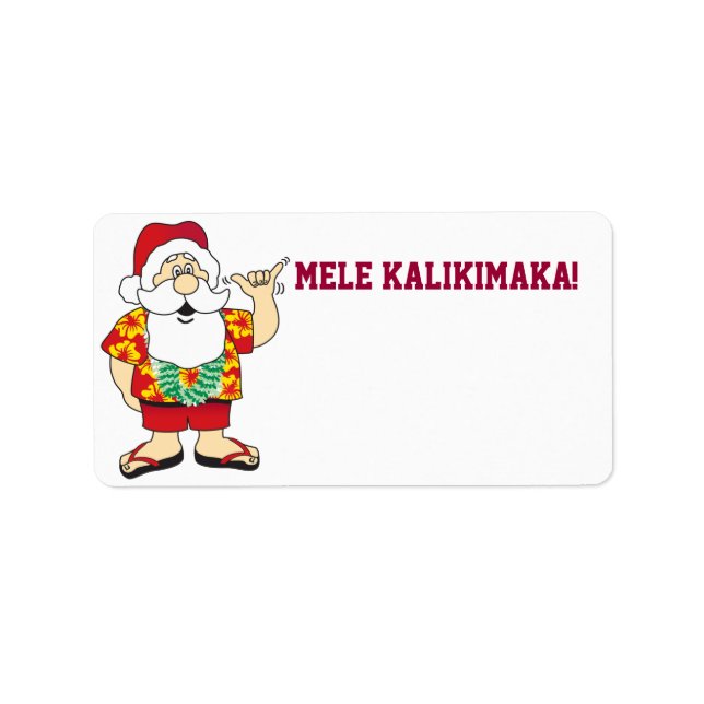 etiqueta shaka santa ~ (Frente)