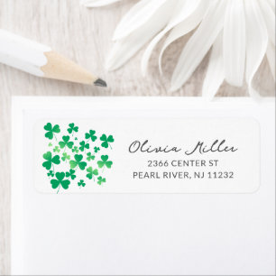 Etiqueta Shamrock Field Bridal Shower
