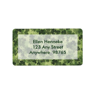 Etiqueta Shamrock Meadow