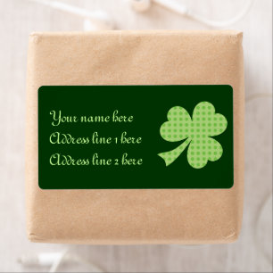 Etiqueta Shamrock Polka marca el Día de San Patricio