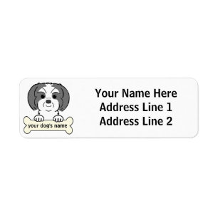 Etiqueta Shih personalizado Tzu