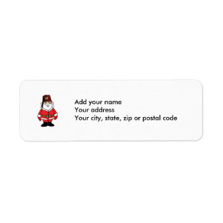 Etiqueta Shriner Santa