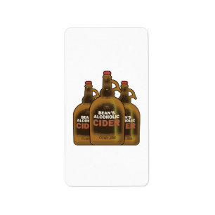 Etiqueta Sidra de frijol