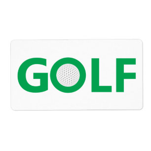 Etiqueta Signo de golf