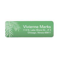 Silhouette Beach Palm Tree | jade