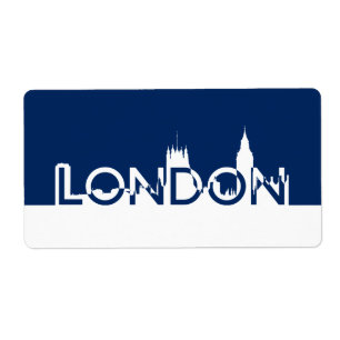 Etiqueta Silhouette de Londres