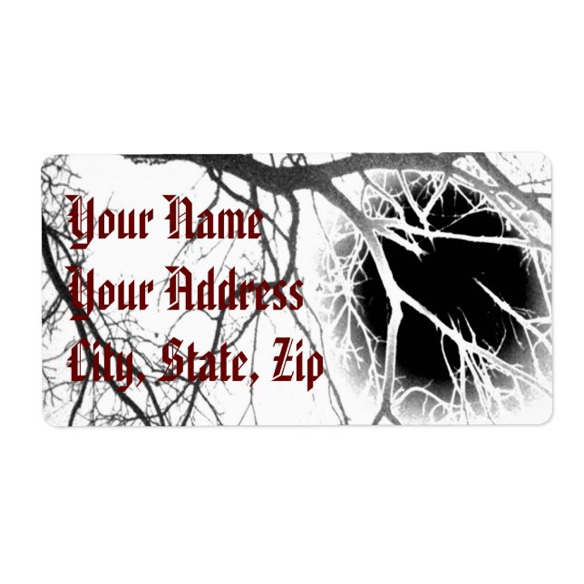 Etiqueta Silhouette Moonlight (Frente)