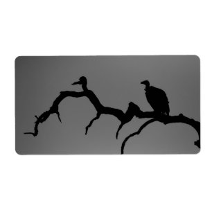 Etiqueta Silhouette Vulture