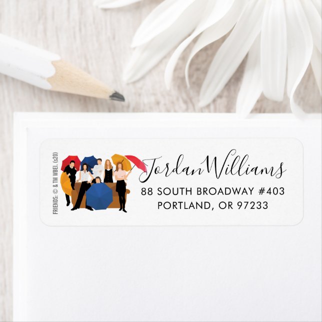 Etiqueta Silueta de caracteres FRIENDS™ (In situ)