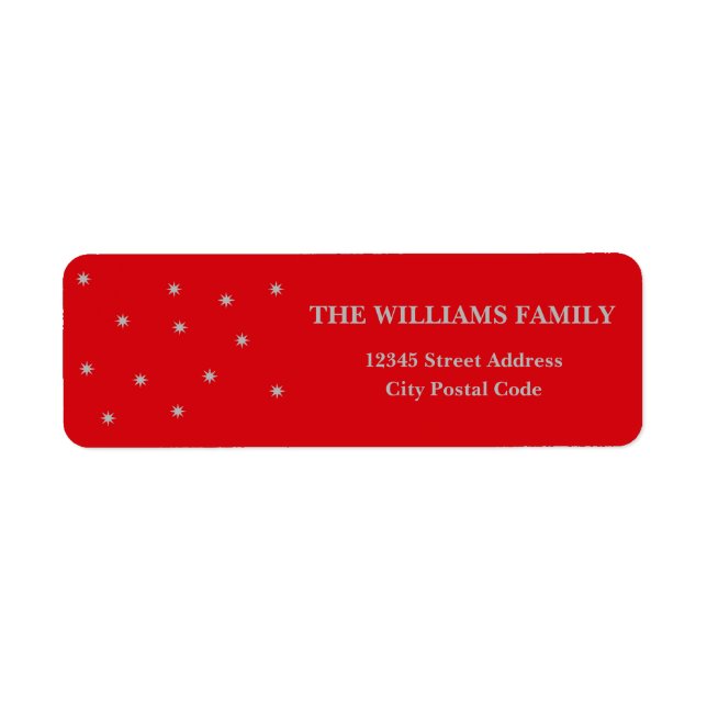 Etiqueta Silver stars (Frente)