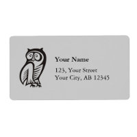 Símbolo de búho negro