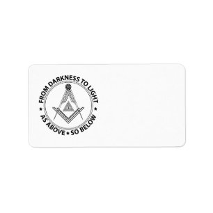 Etiqueta Símbolo de masonería