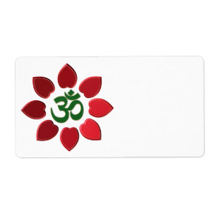 Etiqueta Símbolo de Om