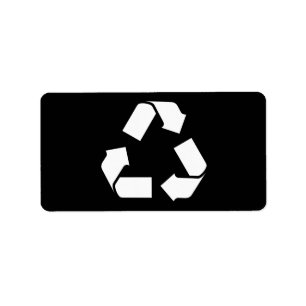 ETIQUETA SÍMBOLO DE RECICLAJE