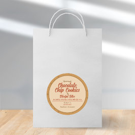 Etiqueta simple de Pegatina de productos horneados