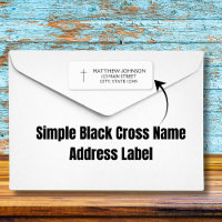 Simple dirección nombre Cruz Negra