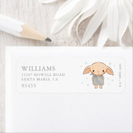 Etiqueta Simple Harry Potter - Fiesta de Bebé de Dobby