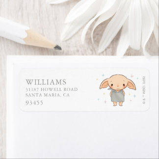 Etiqueta Simple Harry Potter - Fiesta de Bebé de Dobby