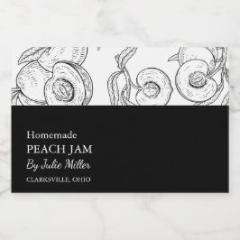 Etiqueta simple para la combinación de tonos blanc