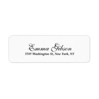 Simple White Classical Profesional Elegante Script