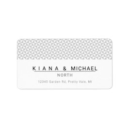 Etiqueta Simplemente Boda negro ID523