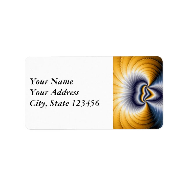 Etiqueta Sin Dios - Fractal (Frente)