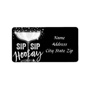 ETIQUETA "SIP SIP SIP" **ETIQUETAS DE DIRECCIÓN** QUE "¡WOW