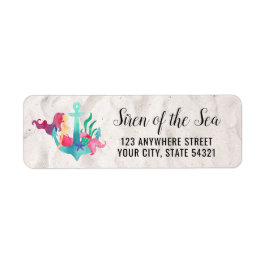 Etiqueta Sirenita en la arena acuática náutica