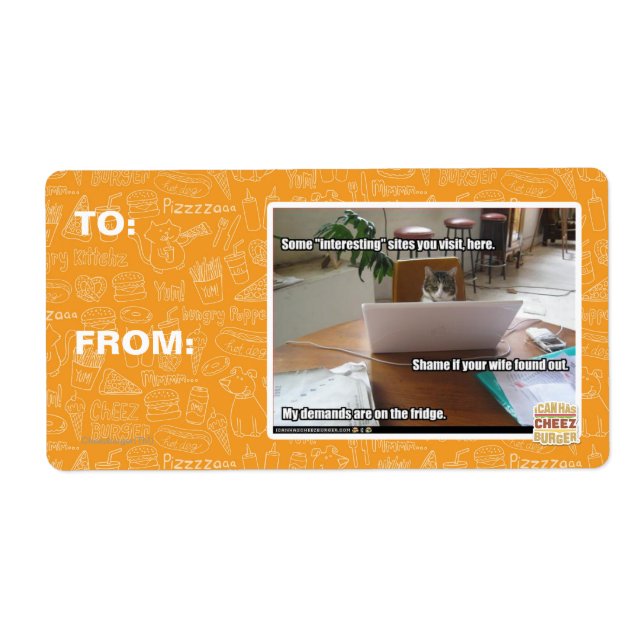 Etiqueta Sitios interesantes (Frente)