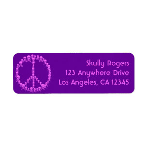 Etiqueta Skully Peace