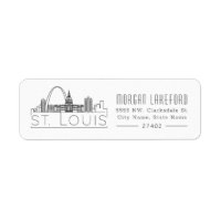 Skyline estilizada de St. Louis |