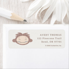 Etiqueta Slumberkins Bigfoot Birthday