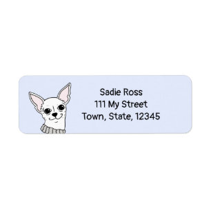 Etiqueta Smiling Chihuahua Address Labels