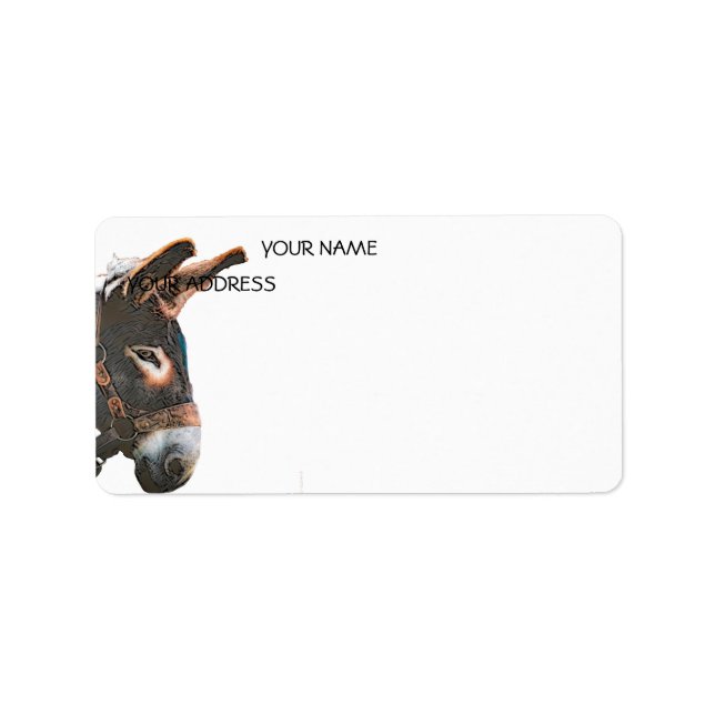 Etiqueta Sneak Peek - Donkey (Frente)