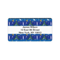 Snowflake árbol de Navidad de gimnasia masculina