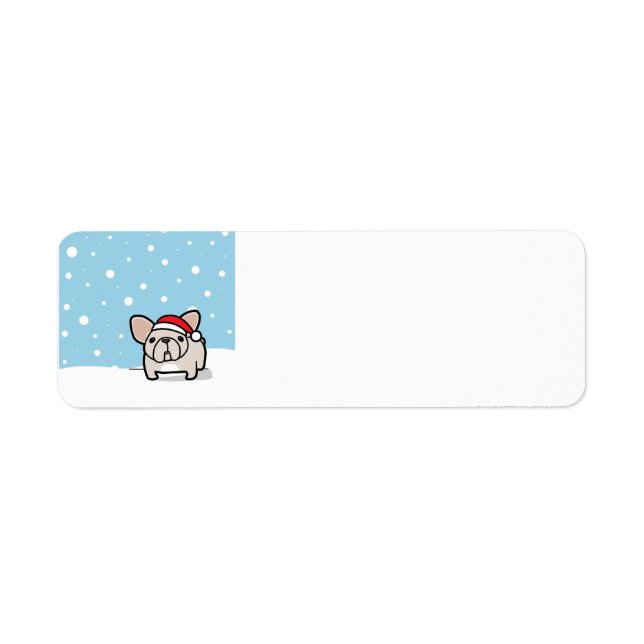 Etiqueta Snowy Cream Frenchie (Frente)