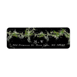 Etiqueta Sobre negro premium para Eucalyptus Wreath