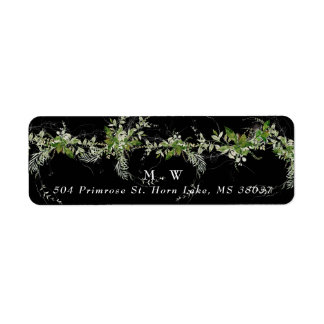 Etiqueta Sobre negro premium para Eucalyptus Wreath