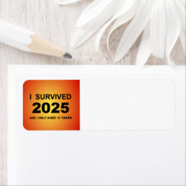 Etiqueta Sobreviví 2025