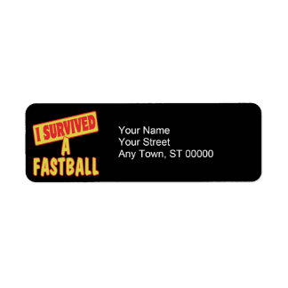 ETIQUETA SOBREVIVÍ A UN FASTBALL