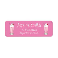 Soda Shoppe Fresa Crema de Hielo batido batido Sac