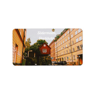 Etiqueta Södermalm, Estocolmo, Suecia