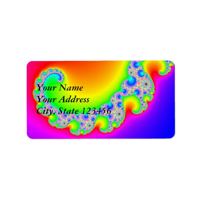 Etiqueta Sol llamativo (Frente)