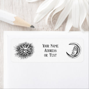 Etiqueta Sol místico y luna