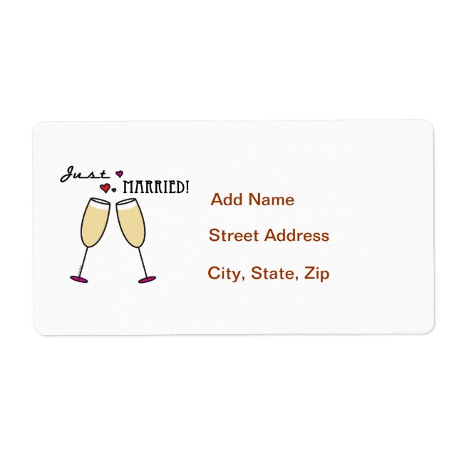 Etiqueta Solo casada (Frente)