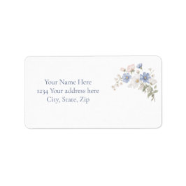 Etiqueta Something Blue Address Label