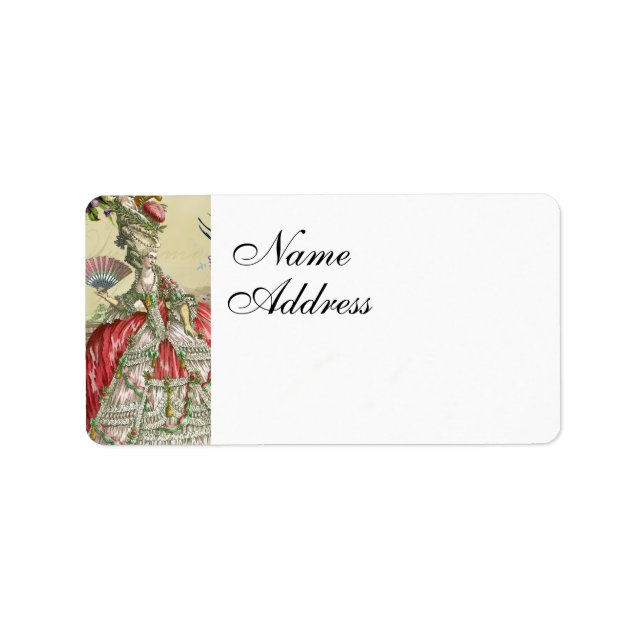 Etiqueta Souvenirs de Versailles (Frente)