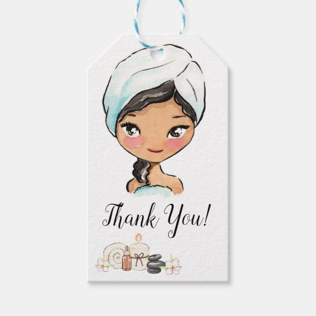 etiqueta Spa Day Gracias (Anverso)