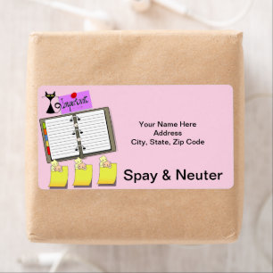 Etiqueta Spay & Neuter Felines Cat Kitten Labs
